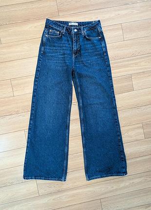 Широкие джинсы палаццо zara
