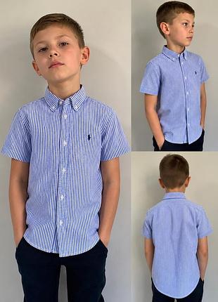 Рубашка polo ralph lauren 7 лет 122 см оригінал