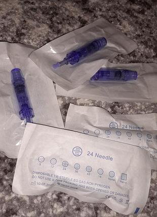 Картриджи для дермапена цена за 5 штук 24 needle