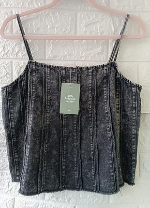 Чудова джинсова майка h&m