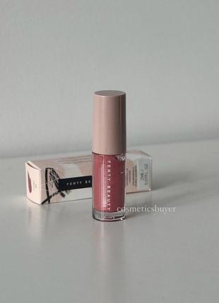 Зволожуючий блиск сяючий бальзам помада для губ fenty beauty by rihanna gloss bomb universal lip luminizer glow fussy