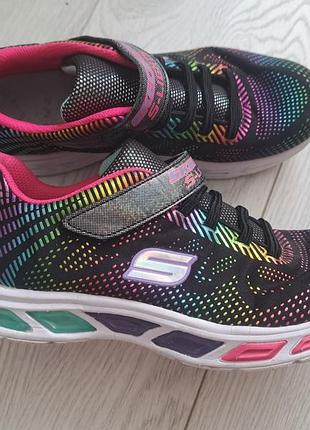 Кроссовки skechers р.36-37 для девчонки