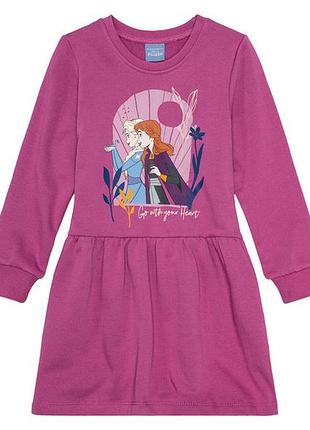 Платье двунитка для девочки disney frozen 382063_363738 098-104 см (2-4 years) фиолетовый