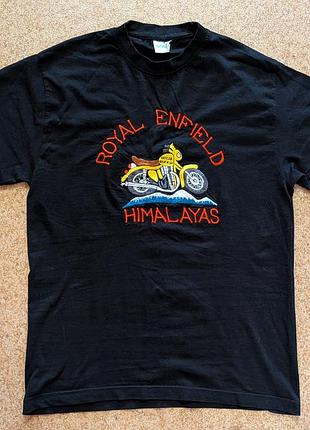 Винтажная футболка royal enfield himalayas