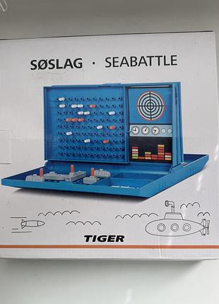 Настільна гра «морський бій» (søslag sea battle) від бренду tiger