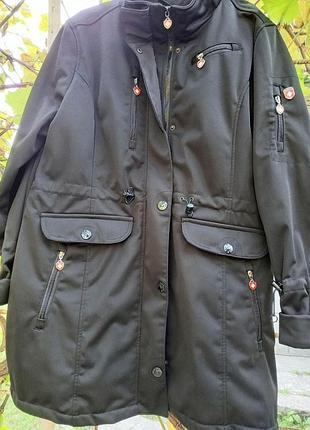 Парка жіноча wellensteyn barbados чорна 3xl