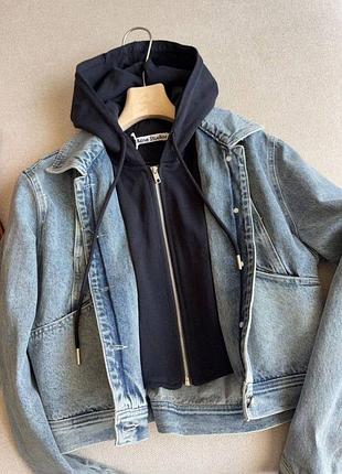 Джинсовка толстовка acne studios стильна