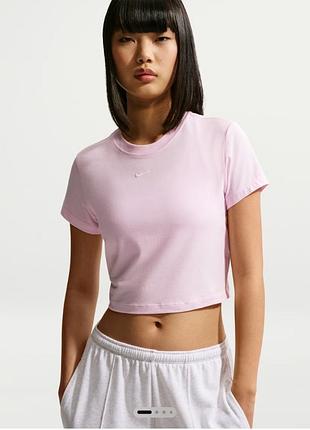 Укорочена футболка nike sportswear chill knit, м