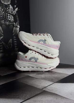 On cloudultra 3 white/pink