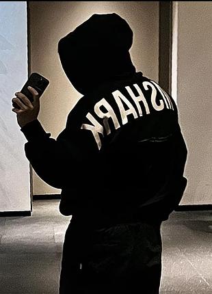 Худі gymshark у чорному та зеленому кольорах