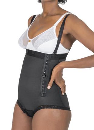 Medical z черная утяжка живота послеоперационный бандаж faja elegance coolmax