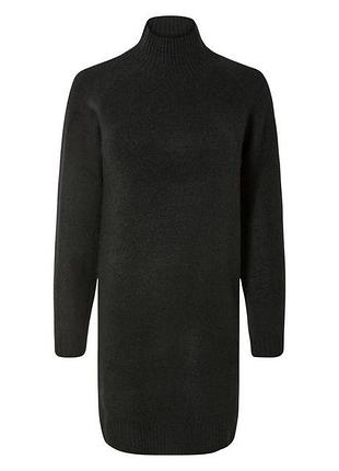 Платье-туника вязаное теплое для женщины esmara lycra® 482540 s серый