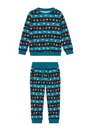 Костюм (світшот і штани) для хлопчика lupilu lidl 457225 098-104 см (2-4 years) різнобарвний