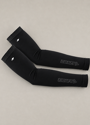 Утеплители craft arm warmer черные велокрукава утепленные флисовые оригинал размер s bjorn daehlie odlo salomon columbia