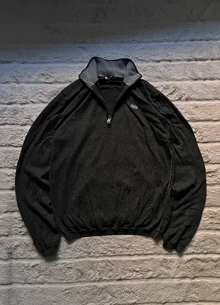 Napapijri (s/m/l) merino wool half-zip damavand jumper мужской свитер