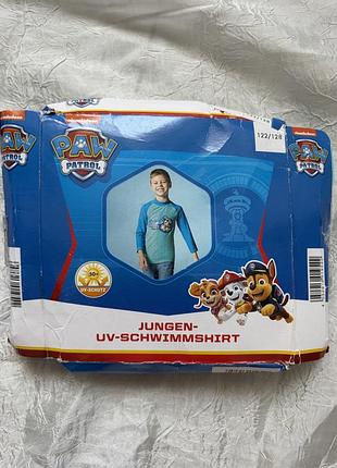 Реглан для плавания солнцезащитный paw patrol, р.122-128 (6-8y)