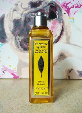 Гель для душу «вербена» l'occitane verbena shower gel 250 мл