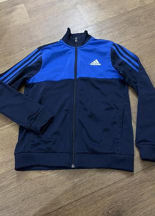 Спортивна кофта adidas, олімпійка adidas, футбольна кофта на молніі