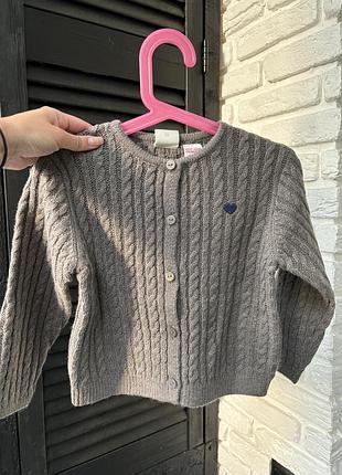 Дитяча кофта кардиган zara