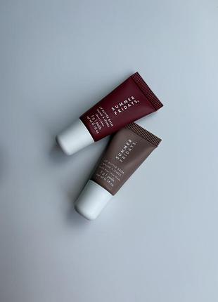 Мініатюри бальзамів для губ summer fridays lip butter balm for hydration & shine