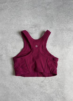 Спортивний топ lululemon розового кольору розмір хс