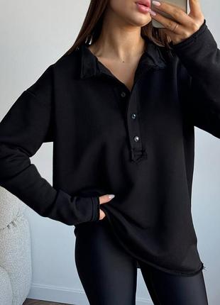 Лонгслів oversize жіночий one size світшот 42-44,44-46