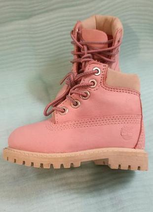 Рожеві черевички timberland