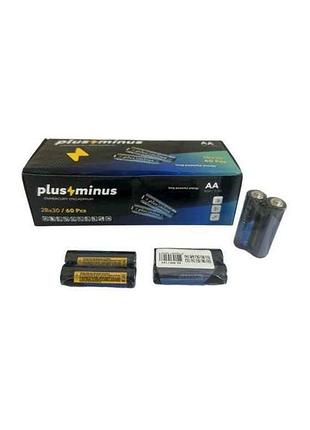 Батарейка калюжна lr6/aa 2 шт. арт.01868 тм plus minus