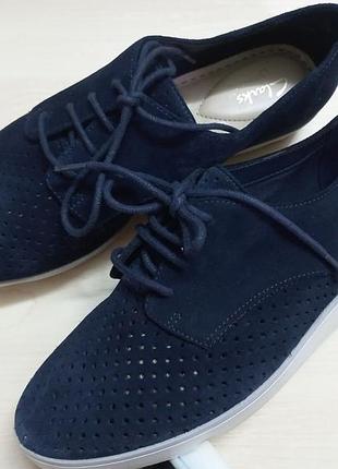 Туфли мокасины кожа жен.38р.clarks индии