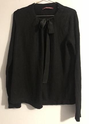 Роскошный кардиган / джемпер comptoir des cotonniers (100% кашемир, шелковый бант 100% silk), s/m