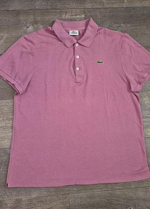 Оригинальное поло lacoste slim fit ( размер 7 / xl-xxl)