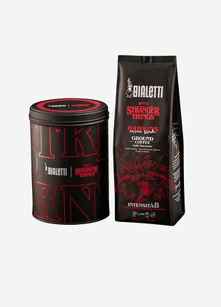 Кофе молотый bialetti x stranger things в коллекционной банке, 250 г, интенсивность 8