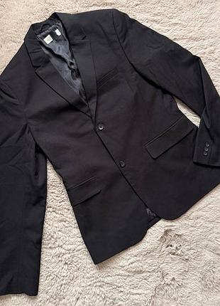Жіночий класичний піджак h&m (колір: чорний, розмір: m)