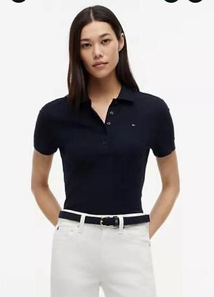 Жіноче поло tommy hilfiger