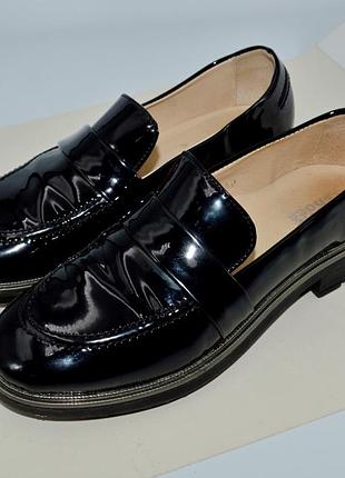 Черные лоферы evie shoes 33р