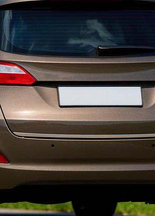 Накладка на багажник (sw, нерж сталь) для hyundai i-30 2012-2017 гг