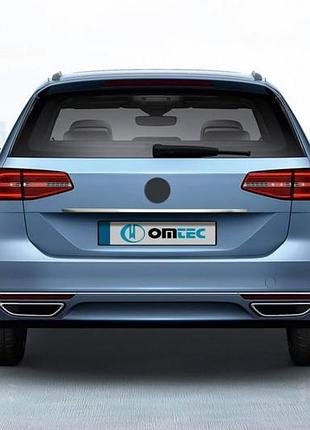 Накладка над номером sw (omsaline, нерж) для volkswagen passat b8 2015-2023 рр