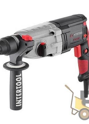Перфоратор 1000 вт 3 режима, металлический корпус редуктора, sds plus intertool wt-0172