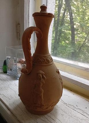 Кувин винтаж антик глина