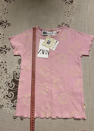 Нова дитяча футболка zara x smileyworld (з бірками)