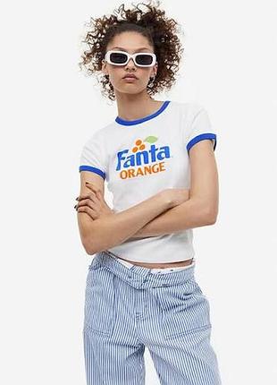 Футболка в стиле 2000х h&amp;m