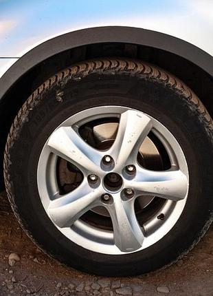 Накладки на арки (sd-sw) (4 шт, чорні, abs-пластик) для mazda 6 2003-2008 рр