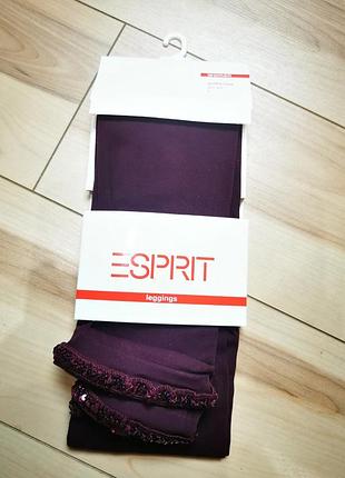 Бордовые леггинсы esprit с пайетками (производитель falke, нитевичка) ✨