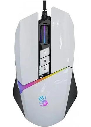 Игровая проволочная мышь bloody w60 max usb с rgb подсветкой 100–10000 dpi panda white w60 max bloody