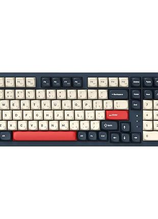 Клавиатура gamepro asgard drakkar bluetooth/2.4 ггц usb type-c blue