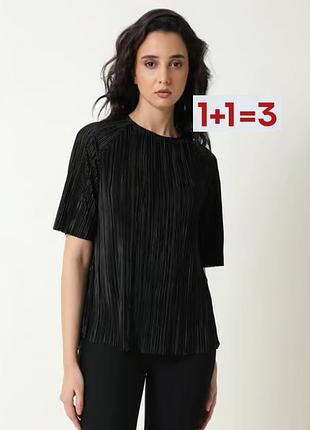 1+1=3 🎁 бархатная футболка плиссе от classic