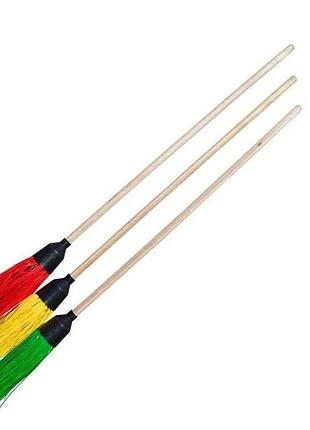 Метла пластиковая 130-140см 5 колец (черный колпак) тм zita