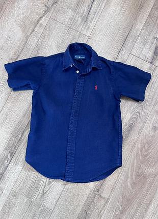 Дитяча сорочка polo ralph lauren льон