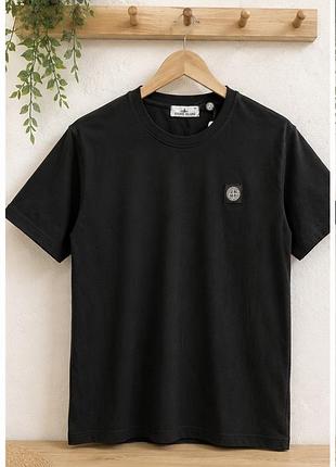 Stone island чорна футболка xxl | нова | 100% бавовна | з бірками