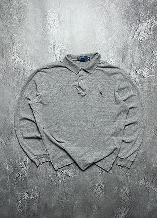 90x vintage винтажный лонгслив polo ralph lauren поло ральф лаурен big pony size m размер м